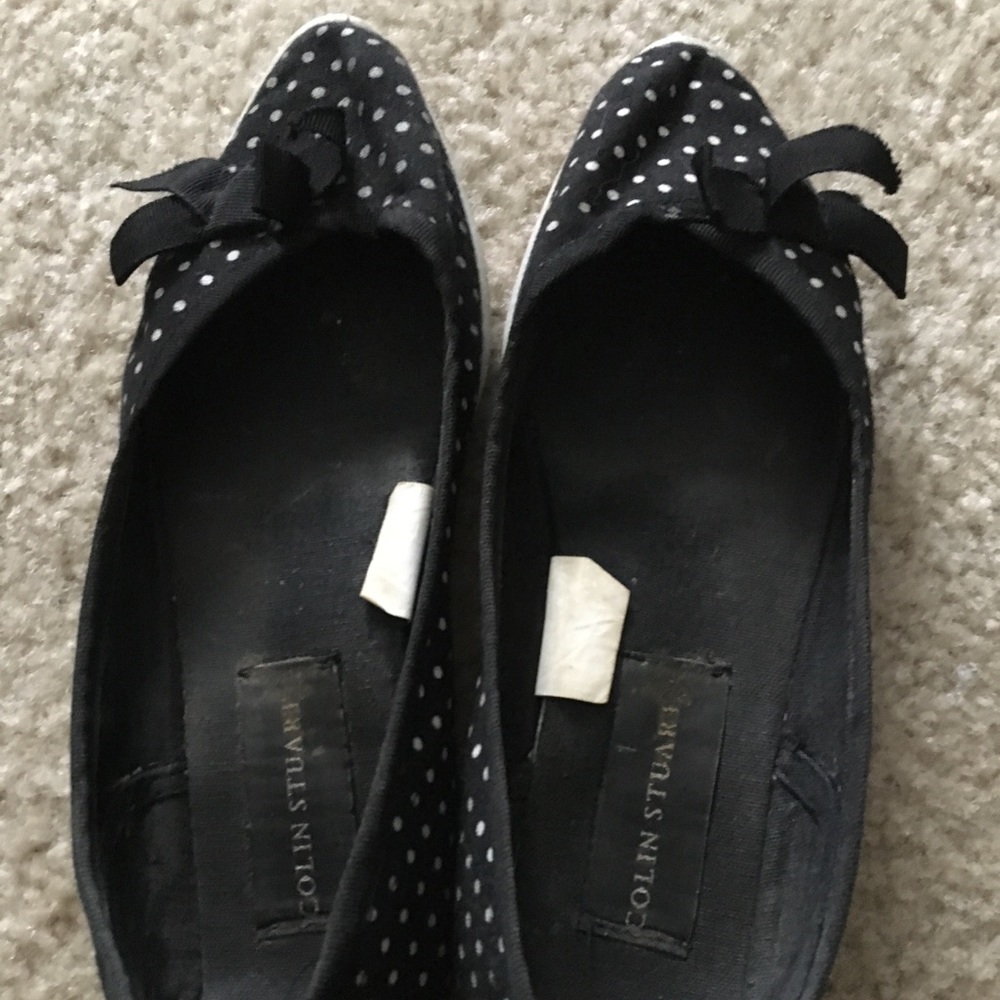 Black and White Ballet Flats - Picture 4 of 5